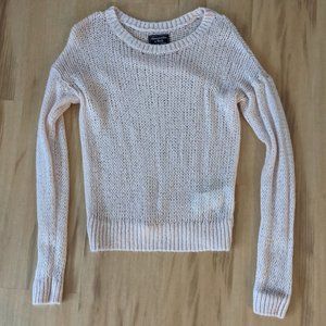 Abercrombie Lightweight Pink Sweater